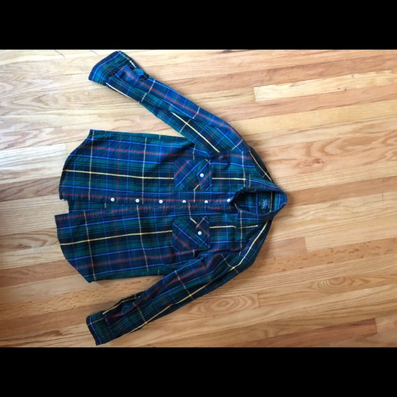 J Crew flannel plaid shirt - Picture 7 of 8